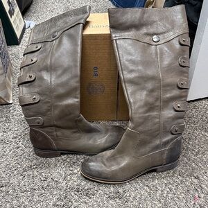 Arturo Chiang Gray Over the Knee Boots